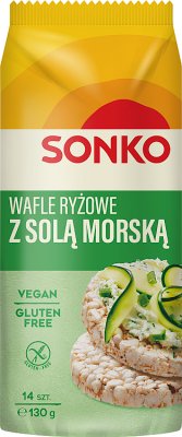 Sonko wafle ryżowe  z solą morską