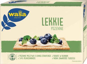 Wasa pieczywo chrupkie lekkie pszenne