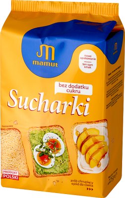 zuckerfreien Zwieback