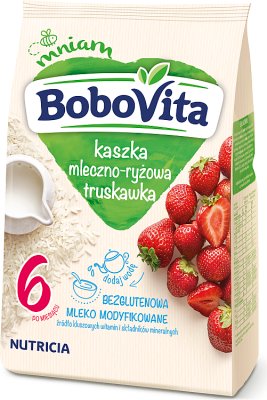 BoboVita kaszka mleczno-ryżowa truskawka