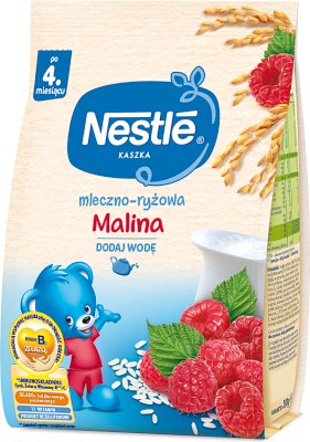 Nestle kaszka mleczno-ryżowa z malinami