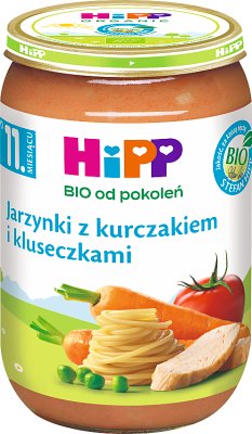 HiPP Gemüse mit Hühnchen und BIO Knödel