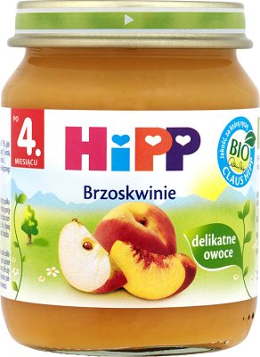 HiPP BIO Brzoskwinie po 4. miesiącu 125 g 