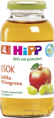 HiPP BIO od pokoleń, Sok Jabłka-Winogrona
