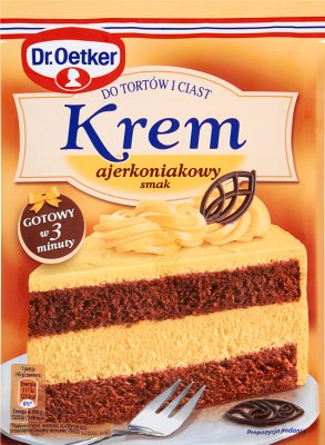 Ajerkoniakowy gâteaux Dr. Oetker crème en poudre