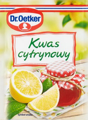 Доктор Oetker лимонная кислота