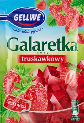 Gellwe galaretka  truskawkowa