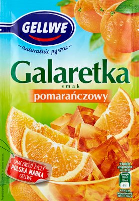 Gellwe galaretka  pomarańczowa