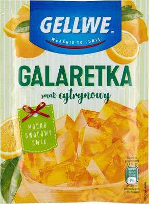 gelatina de limón
