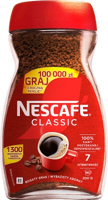 Nescafe Classic kawa rozpuszczalna