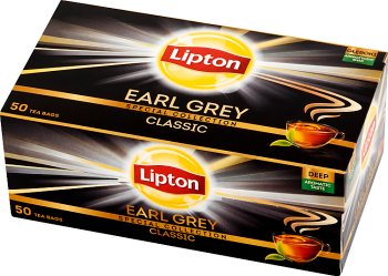 Lipton Earl Grey herbata 50 torebek