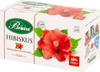 té de frutas 25 bolsitas de té de hibisco