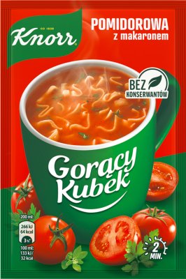 Knorr Gorący Kubek zupa w proszku pomidorowa z makaronem