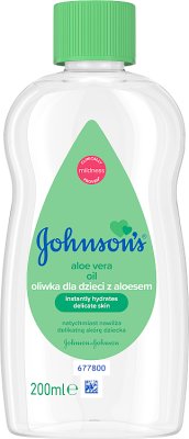 Johnsons baby oliwka dla niemowląt z aloesem