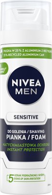 Nivea pianka do golenia  sensitive