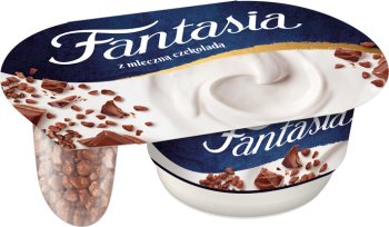 fantasia yogurt with milk chocolate