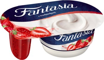 фантазия фруктовый йогурт 122 г клубники