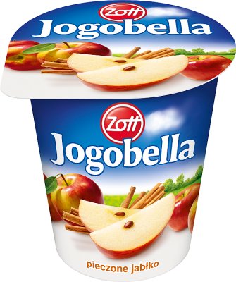 jogobella fruit yogurt baked apple with cinnamon