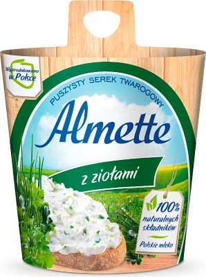 , Almette creamy cheese with herbs