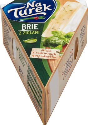 Brie-Käse mit Kräutern