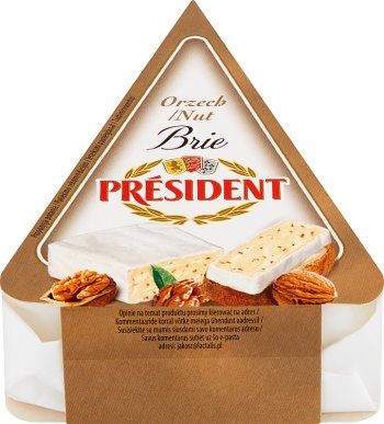 brie cheese with walnuts
