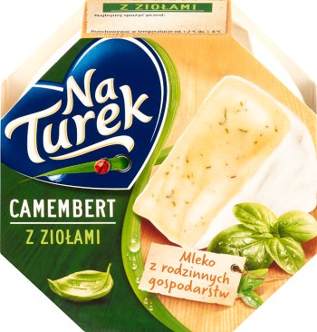 camembert avec des herbes