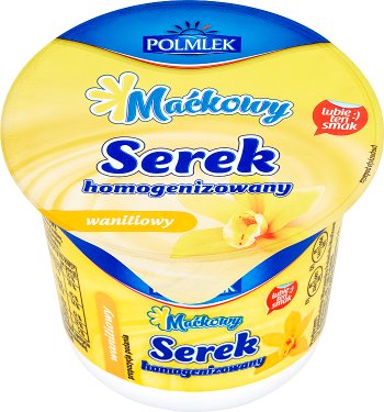 homogenized cheese vanilla