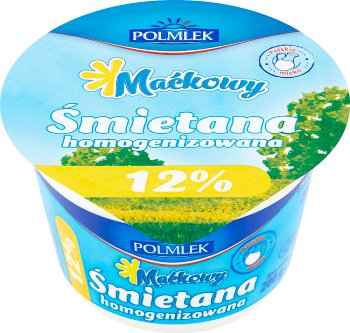 Maćkowy śmietana  12% tłuszczu