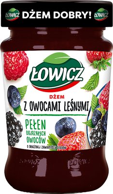 Łowicz dżem niskosłodzony z owoców lesnych