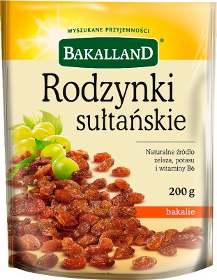 raisins secs sultanine