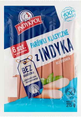 215g de dinde avec des saucisses traditionnelles