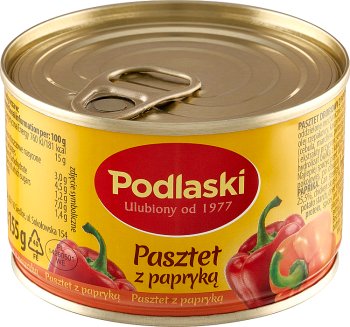 Drosed Podlaski chicken pate with paprika
