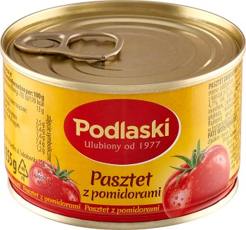 pollo Podlaski paté con tomates