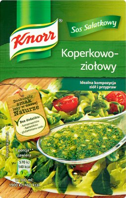 Ensalada de Knorr vestidor en polvo ( para 90 ml de salsa ) hierba de eneldo