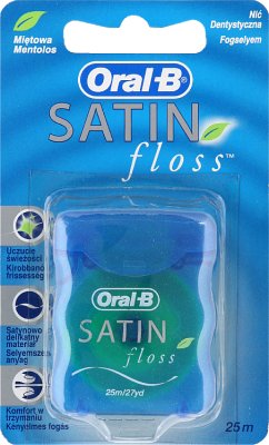Oral -b satin floss dental floss 25m