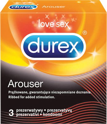 Arouser - ribbed condom