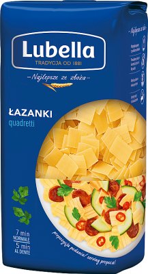 Lubella pasta Łazanki (Quadretti)