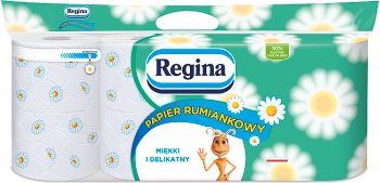 papel higiénico de manzanilla 3 capas blancas 8 rollos