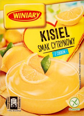 gelatina de limón con azúcar