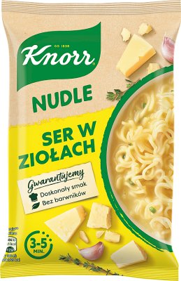 Knorr Nudle zupa w proszku  ser w ziołach