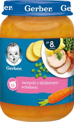 Gerber obiadek Jarzynki z delikatnym schabem