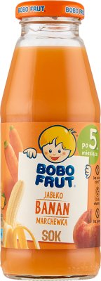 100 % apple juice - banana - Carrot