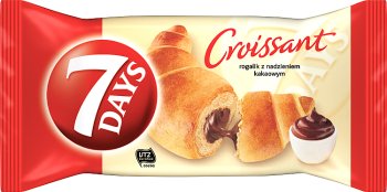7 días Croissant con relleno de cacao