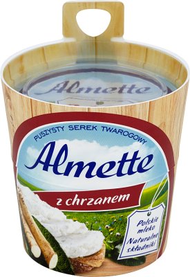 , Almette fromage crémeux avec du raifort