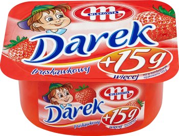 Mlekovita Darek homogenized strawberry cheese