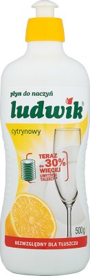 Ludwik płyn do mycia naczyń cytrynowy