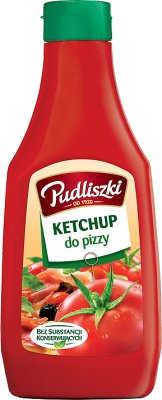 ketchup y sin conservantes para la pizza