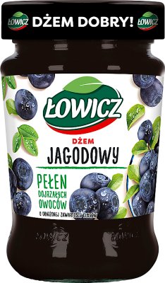 Łowicz dżem niskosłodzony jagodowy