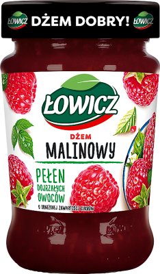 Łowicz raspberry jam with reduced sugar content