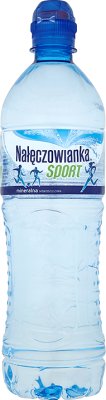 Sport Mineralwasser mit Kohlensäure -Flasche mit Stopfen